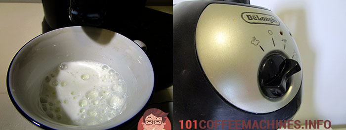 Качество молочной пены - главный минус кофеварки Delonghi EC221.B