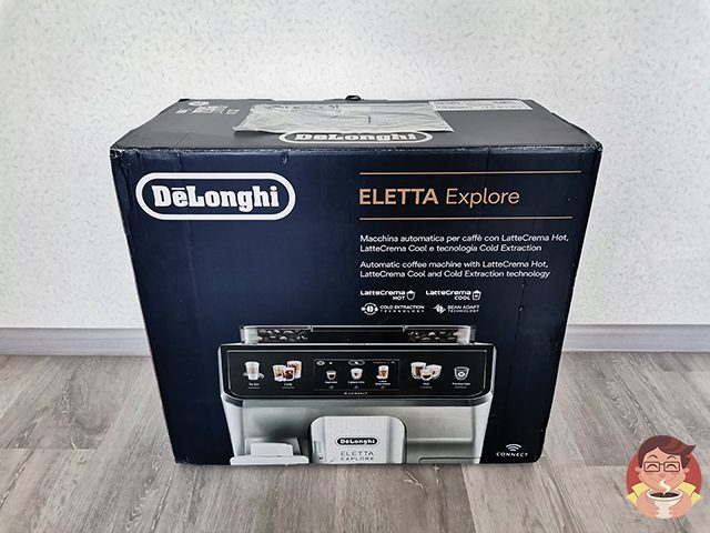 Кофемашина Delonghi Eletta Explore - распаковка