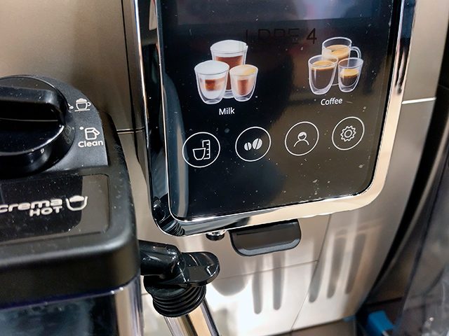 Дисплей и панель управления кофемашины DeLonghi ECAM380.85.SB