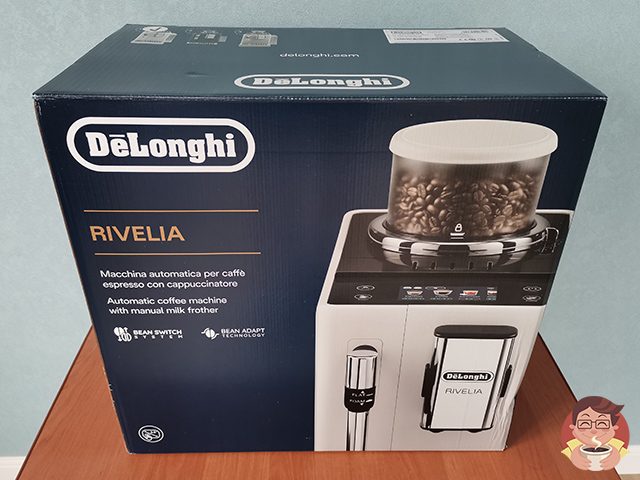 Распаковка кофемашины Delonghi Rivelia EXAM 440.35