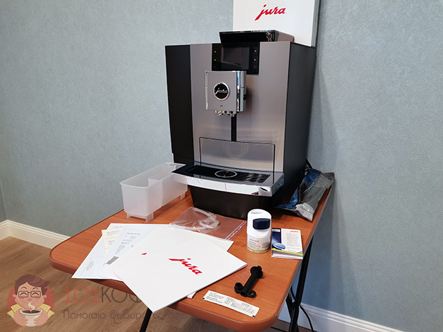 Распаковка кофемашины Jura Professional X10
