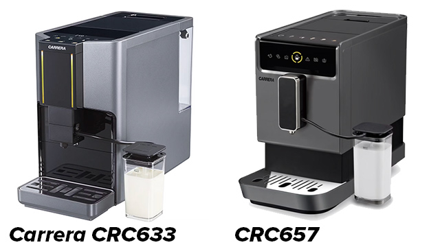  Кофемашина Carrera CRC 633 и CRC657 серая