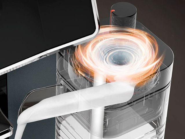 Принцип работы молочника Milk Maestro на кофемашинах Krups Sensation