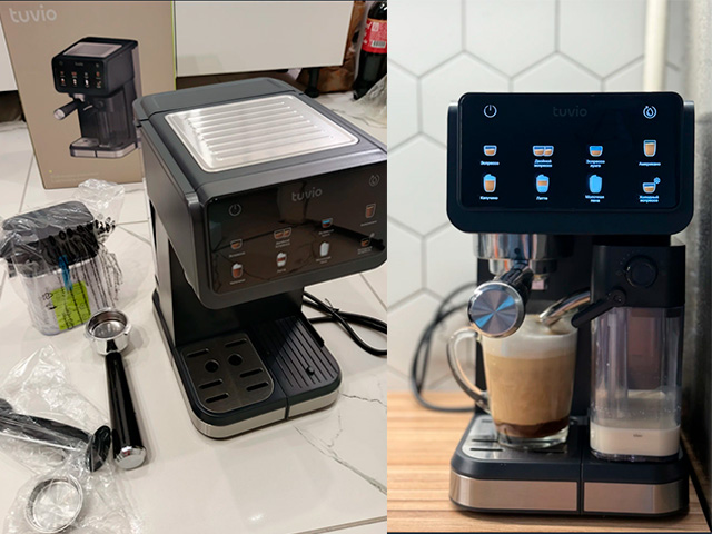 Кофеварка рожковая с автокапучинатором Tuvio TCM10EA