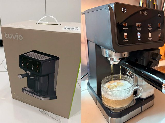 Распаковка кофеварки Tuvio TCM10EA
