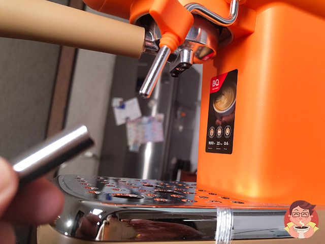 Ручной капучинатор типа "панарелло" на рожковых кофевварках BQ CM2003/2004/2005