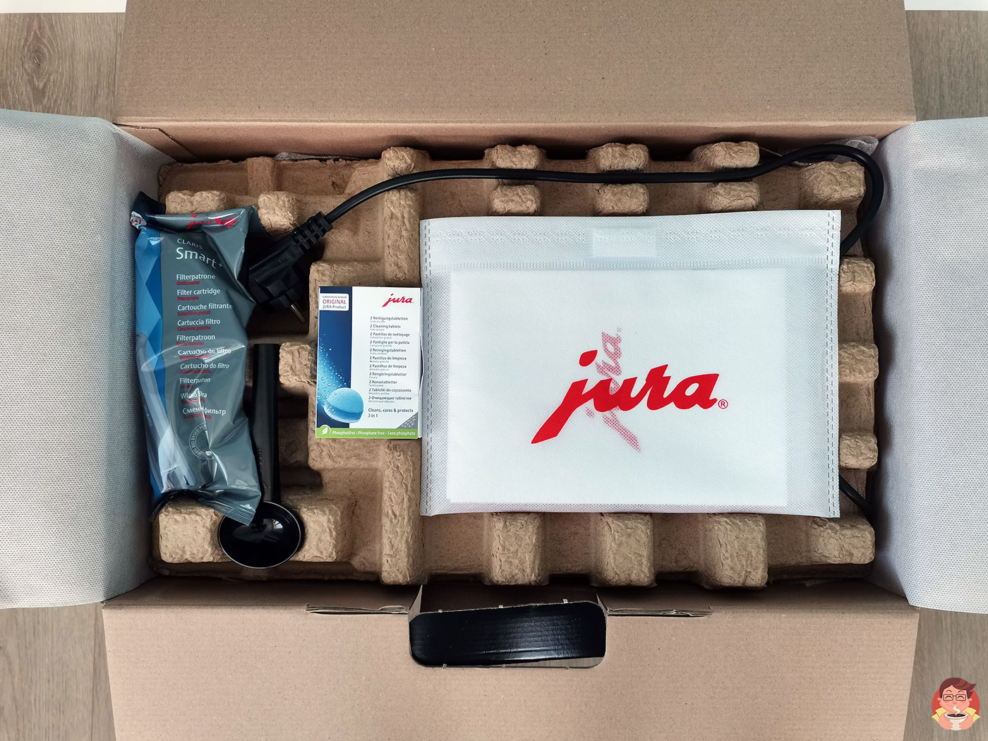 Распаковка кофемашины JURA E8 ED