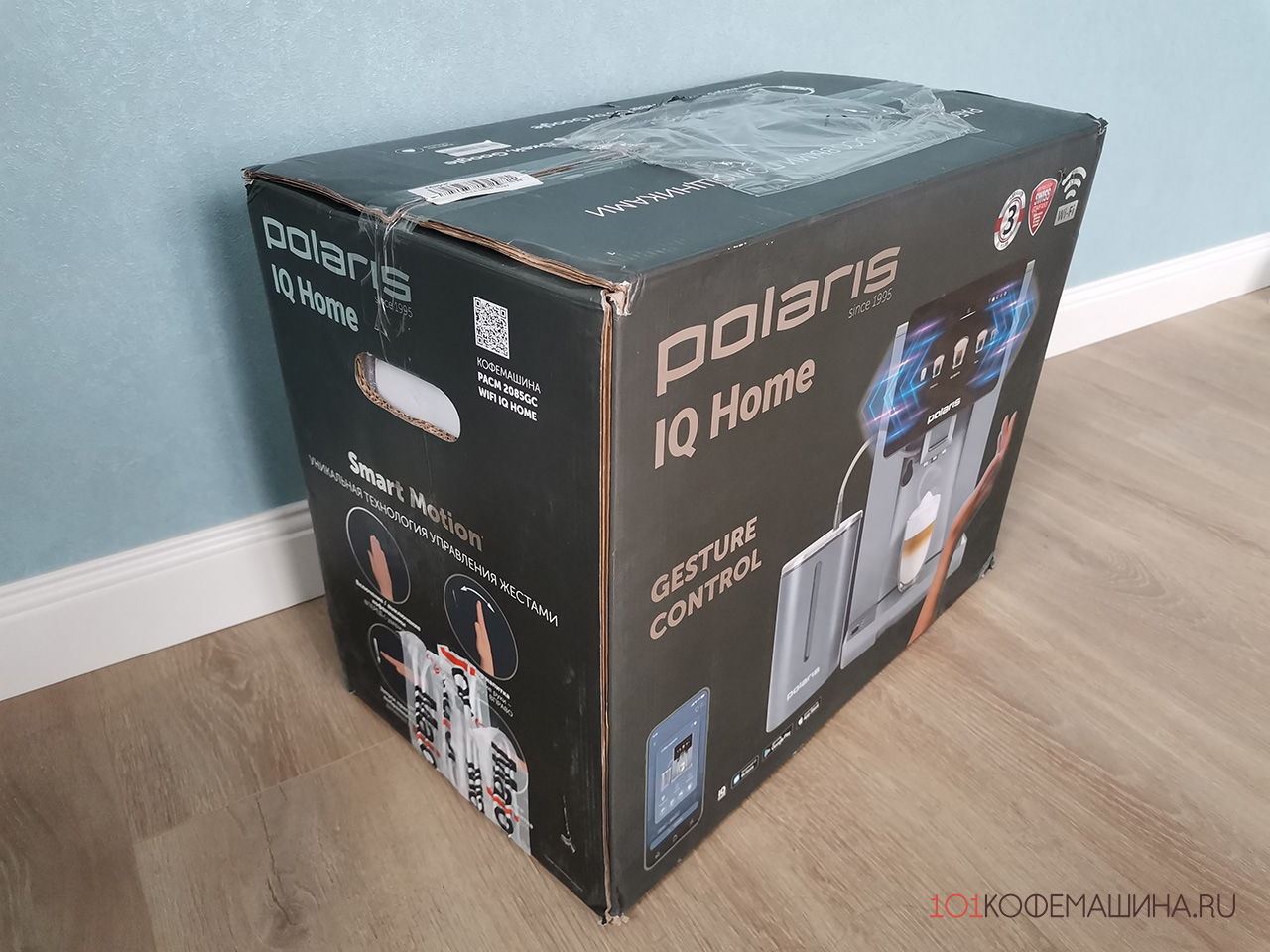 Распаковка кофемашины Polaris PACM 2085GC для обзора