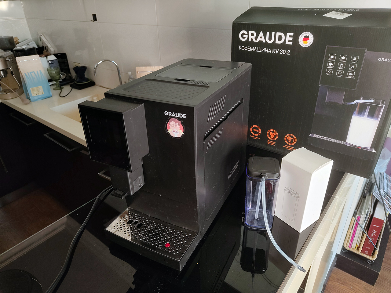 Кофемашина Graude KV 30.2 - распаковка для обзора