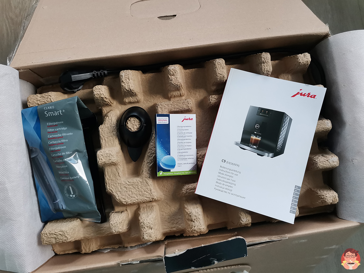 Распаковка кофемашины JURA C9 EA Piano Black 15753