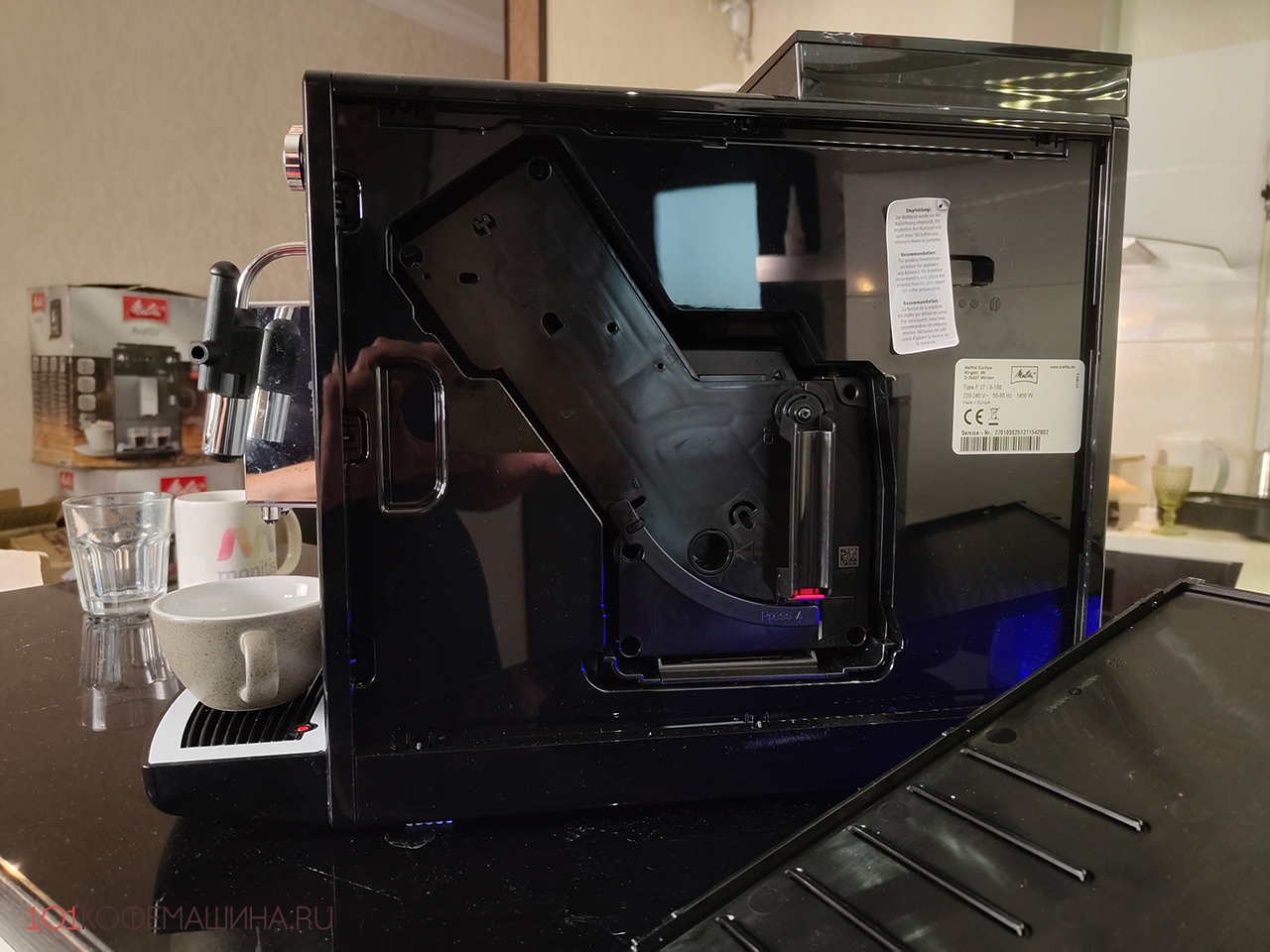 Melitta Avanza Series 600: заварочный узел и регулировка помола
